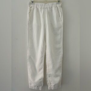 J CREW - Linen High Waisted Joggers Size 00